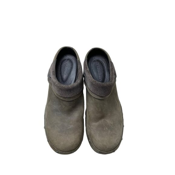 Merrell Drizzle Leather Mules Clogs Women's 8.5 Brown - Picture 2 of 10